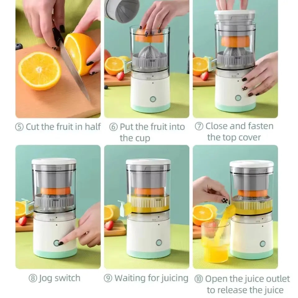 Extractor Fully Automatic Fruit Household Juicer Portable Juice Machine Residue Separation Bidirectional Spiral Fruit Juicer Cup